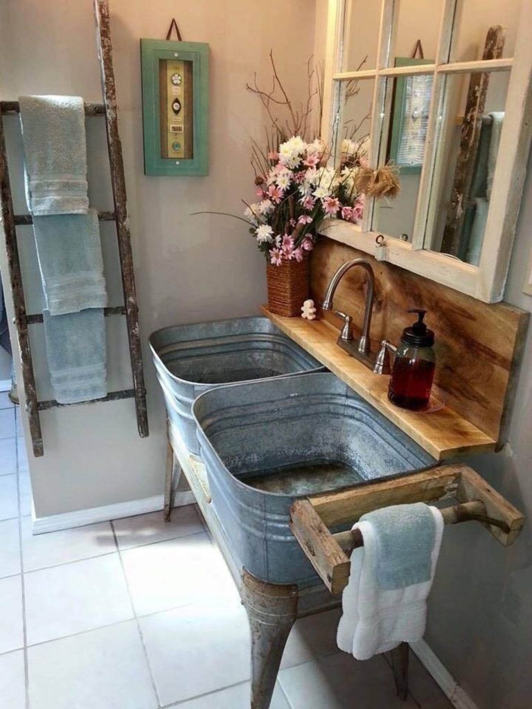 Farmhouse Bathroom Decor Ideas