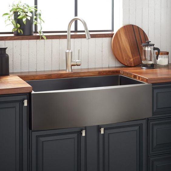 black+steel+kitchen+sink